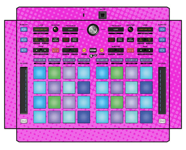 Pioneer DJ DDJ XP 1 Skin Gradienter Pink